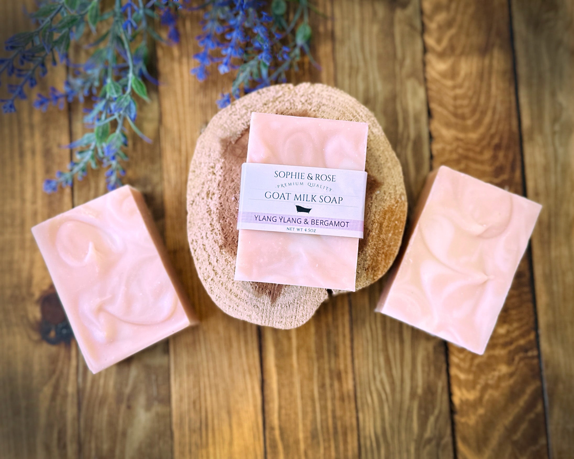 Goat Milk Soap ~ Ylang-Ylang & Bergamot - Sophie and Rose