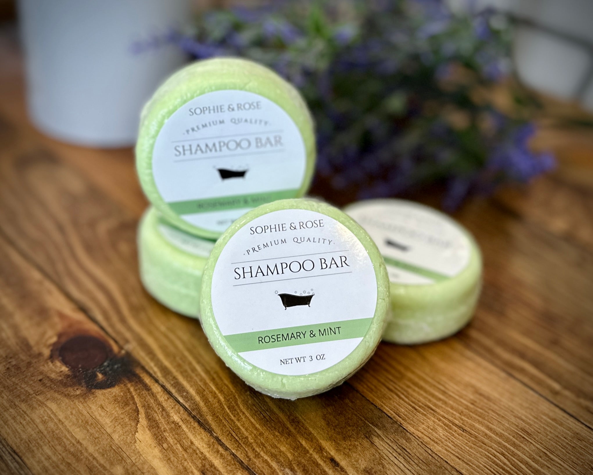 Shampoo & Conditioner Bars ~ Rosemary & Mint