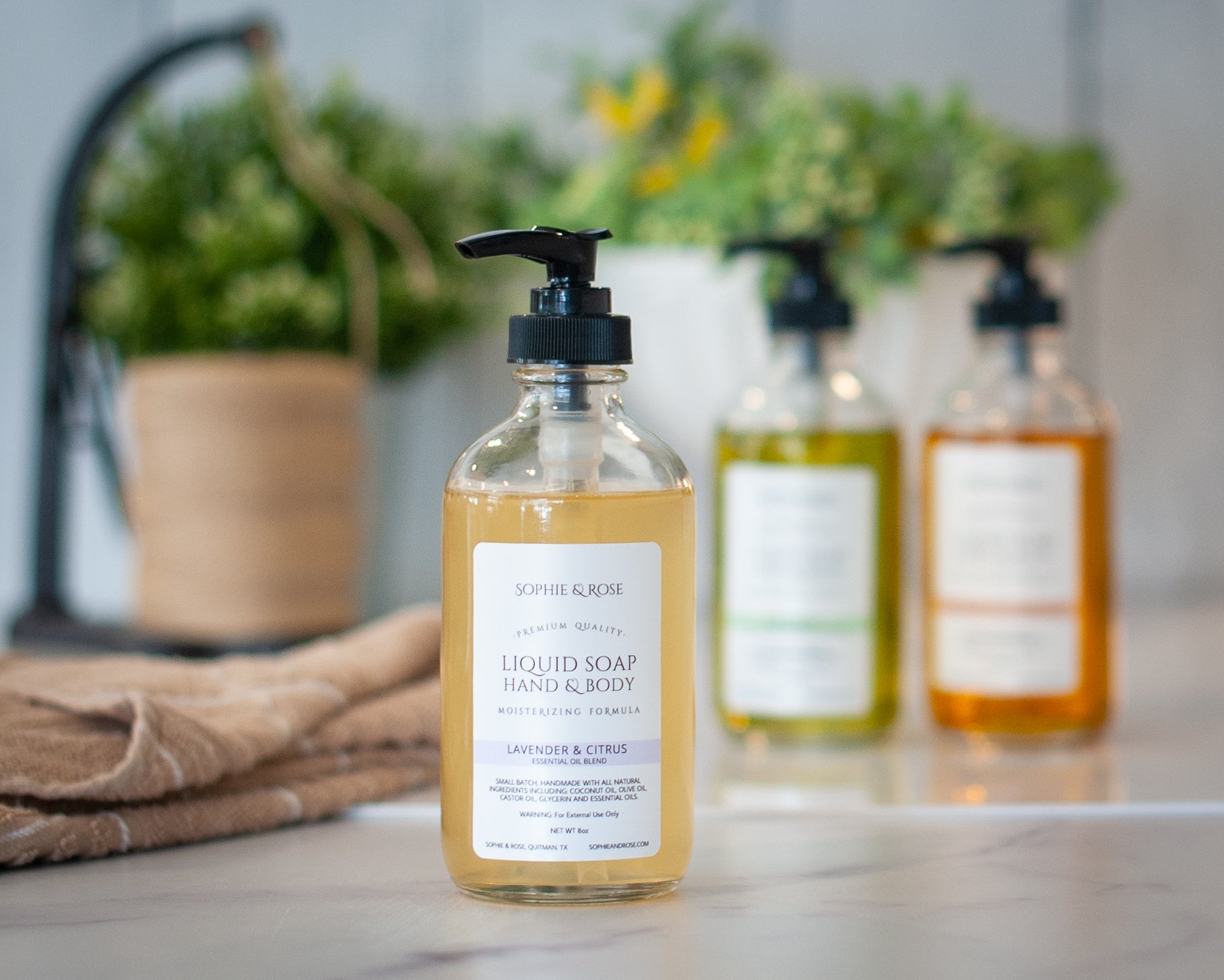 Liquid Soap ~ Lavender & Lemon - Sophie and Rose