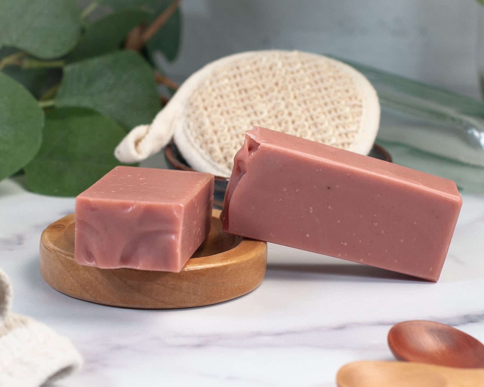 Facial Bar ~ Delicate Rose Clay - Sophie and Rose