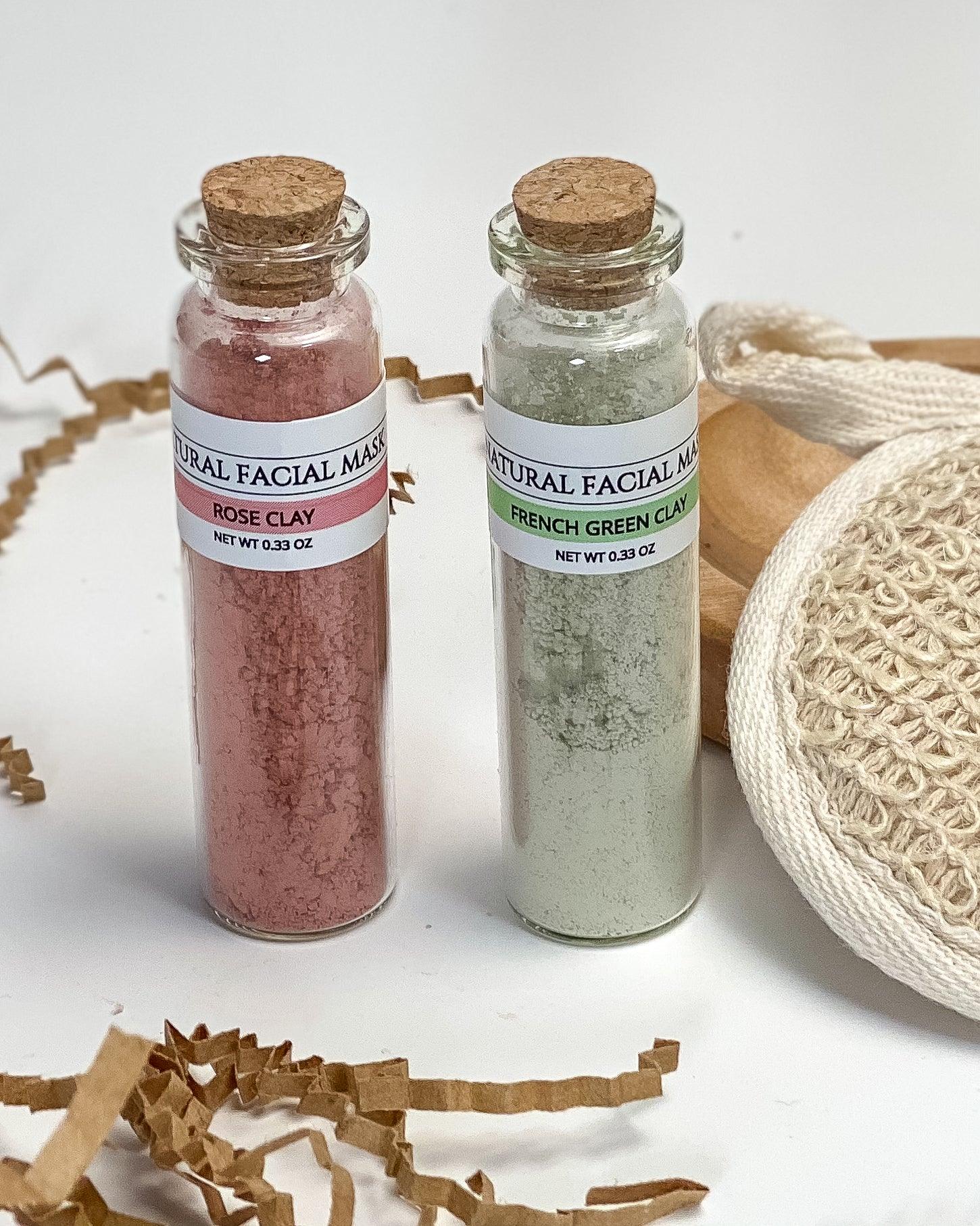 Natural Facial Mask ~ Pamper Set - Sophie and Rose