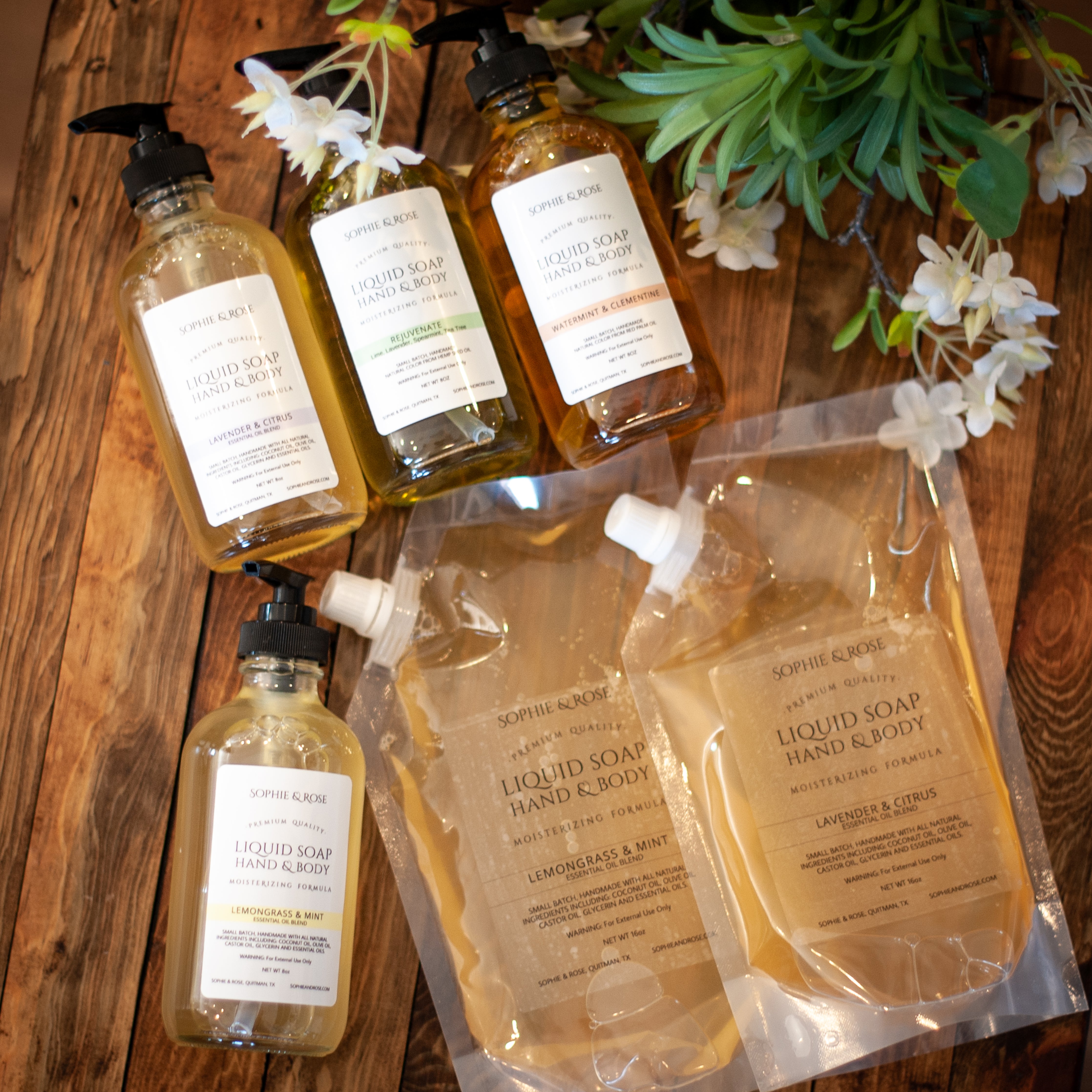 Liquid Soap ~ Lavender & Lemon - Sophie and Rose