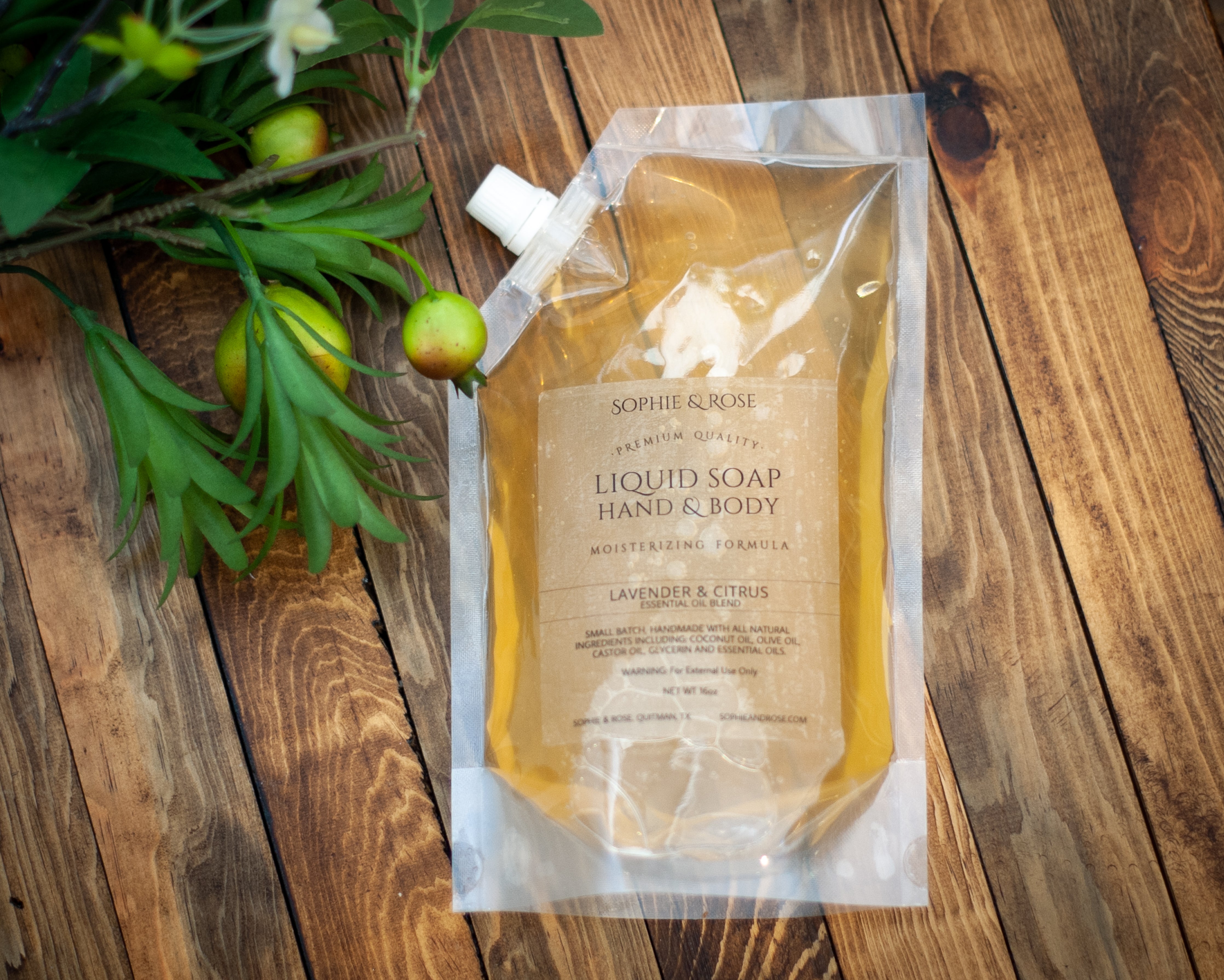Liquid Soap ~ Lavender & Lemon - Sophie and Rose