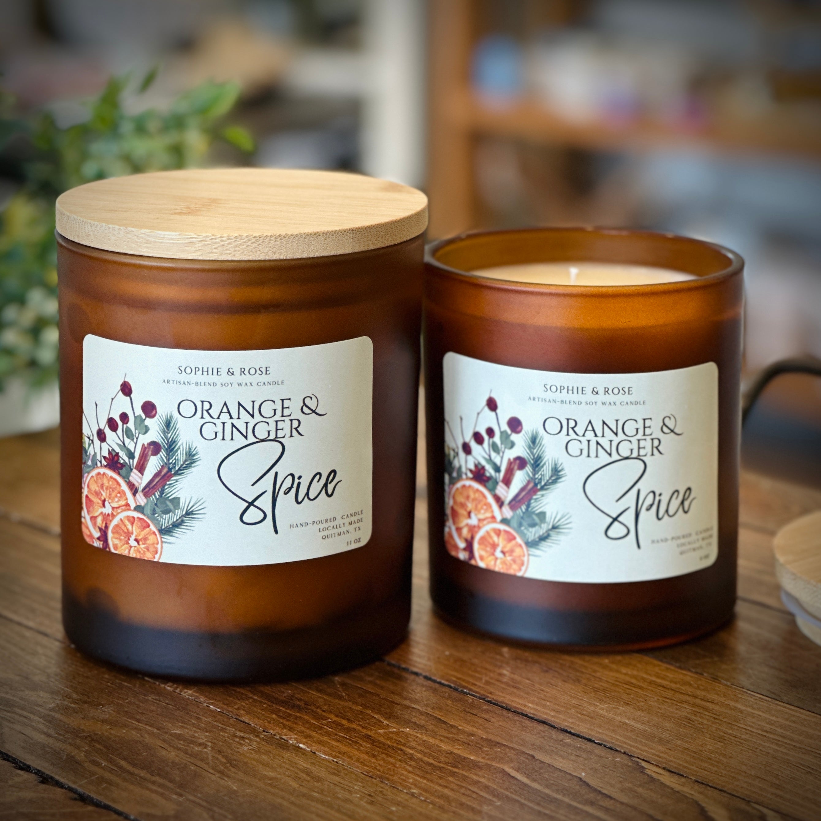 Holiday Candle: Orange & Ginger Spice