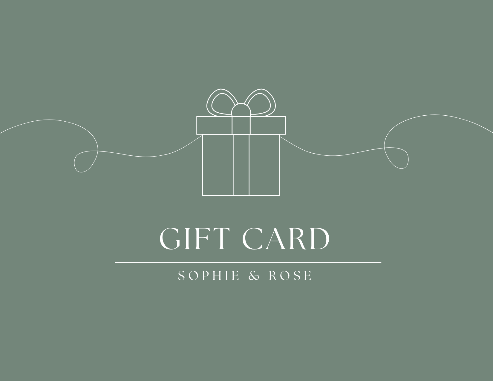 Sophie & Rose: Gift Card