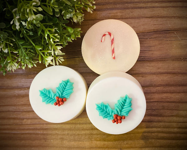 Round Christmas Soap (HOLIDAY)